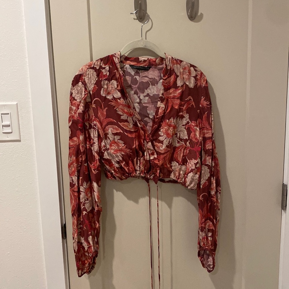 Zara Wrap Around Crop Top